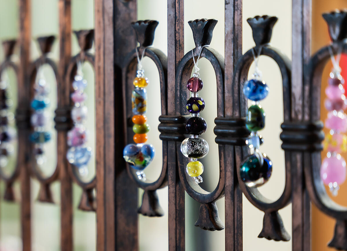 Lampwork glass beads